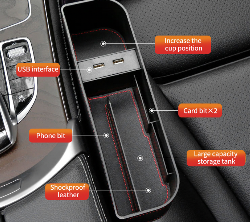 Car Gap Organizer - 2 Pack