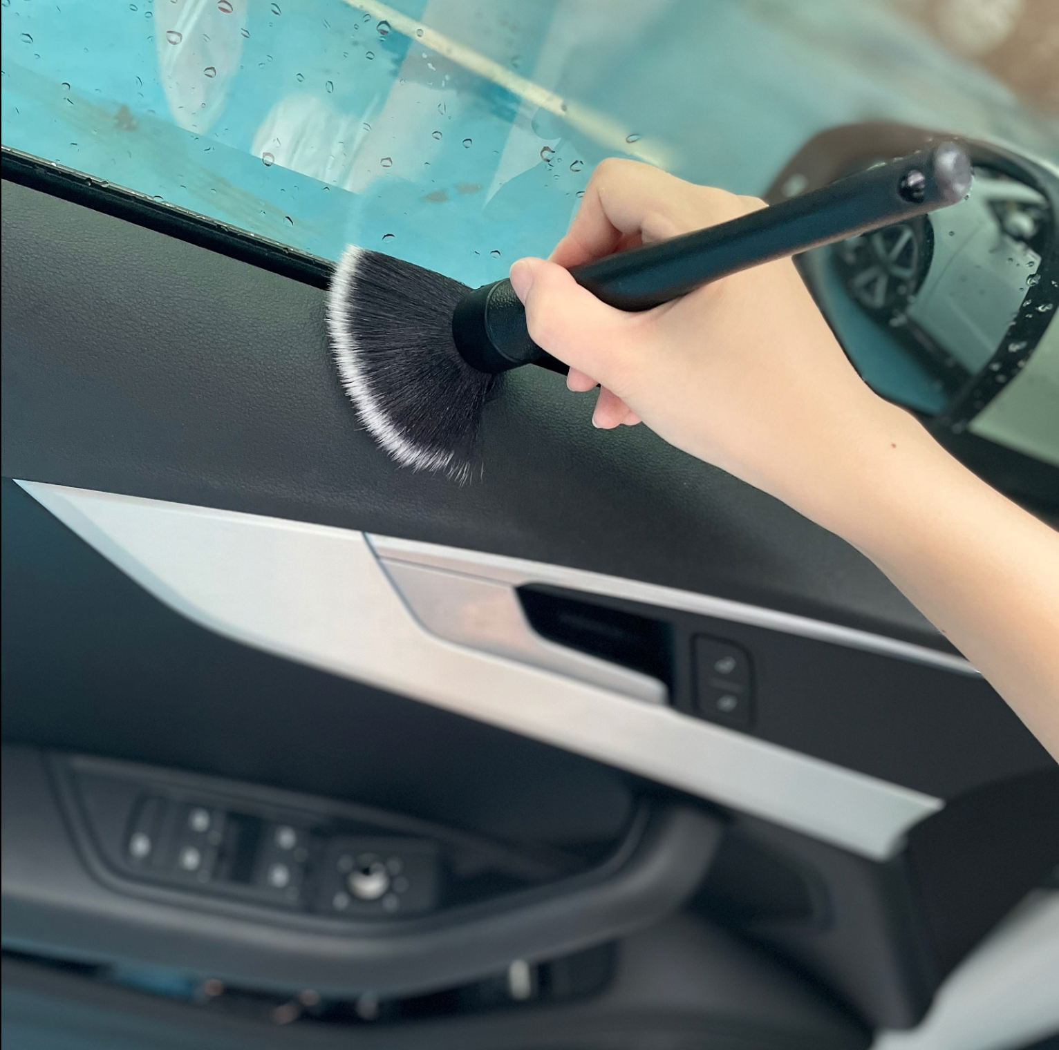 Ultra-Soft Detailing Brush Set – Interior & Exterior Car Cleaning ( 2 Pack)